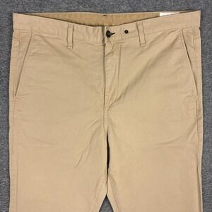 Rag & Bone Pants Men 38x33 Beige Chino Stretch Fit 3 Mid Rise Preppy Casual USA